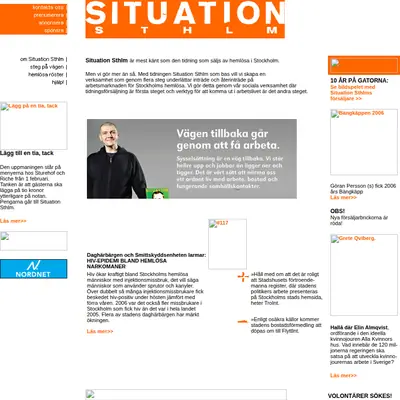SITUATION STHLM startsida 2007