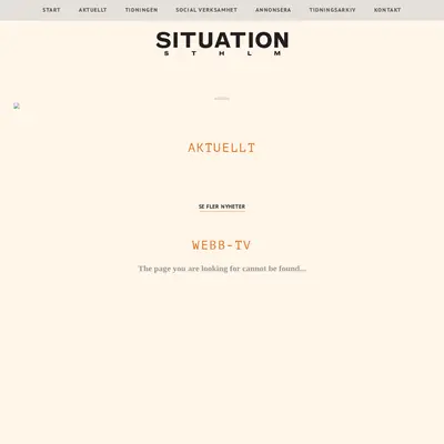 SITUATION STHLM startsida 2015