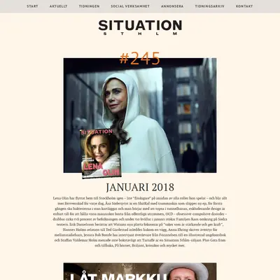 SITUATION STHLM startsida 2018