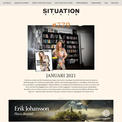 SITUATION STHLM startsida 2021