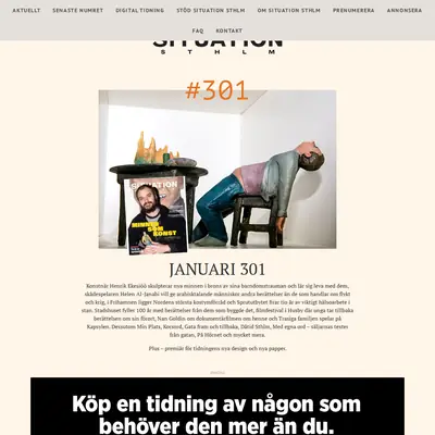 SITUATION STHLM startsida 2023