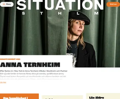 SITUATION STHLM startsida 2025