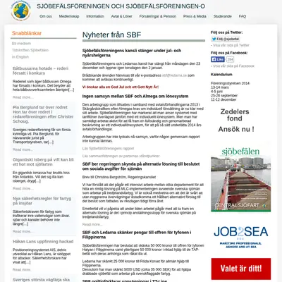 Sjöbefälen startsida 2014