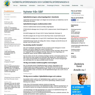Sjöbefälen startsida 2015