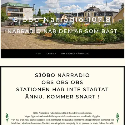 Sjöbo närradio startsida 2024