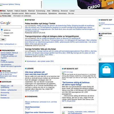 www.sjofartstidningen.se startsida 2010