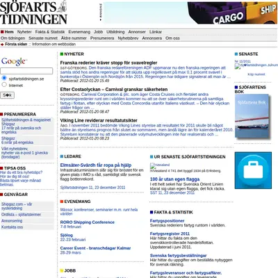 www.sjofartstidningen.se startsida 2012