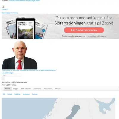 www.sjofartstidningen.se startsida 2016