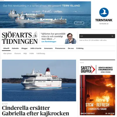 www.sjofartstidningen.se startsida 2022