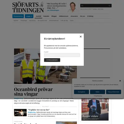 www.sjofartstidningen.se startsida 2025