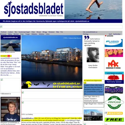 Sjöstadsbladet startsida 2006