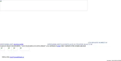 Sjöstadsbladet startsida 2012