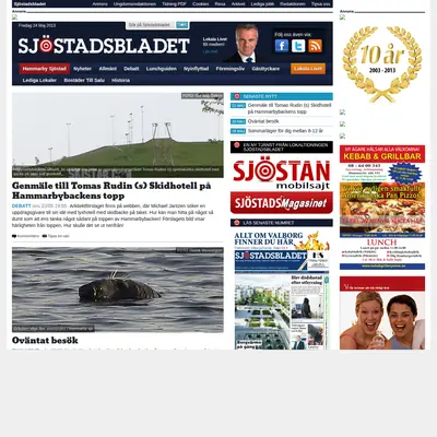 Sjöstadsbladet startsida 2013