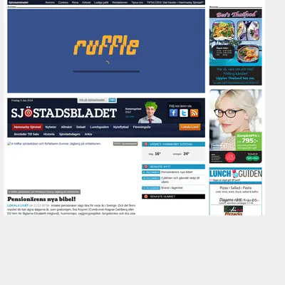 Sjöstadsbladet startsida 2014