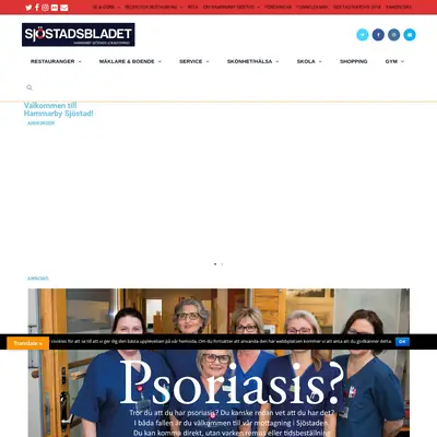 Sjöstadsbladet startsida 2019