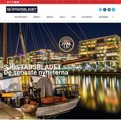Sjöstadsbladet startsida 2020