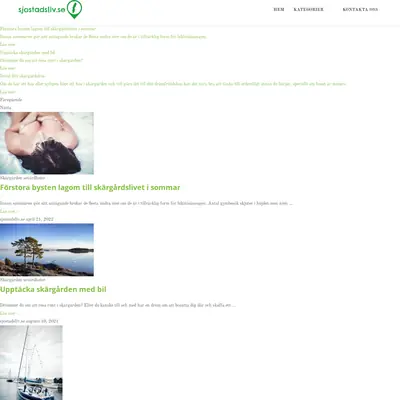 www.sjostadsliv.se startsida 2023