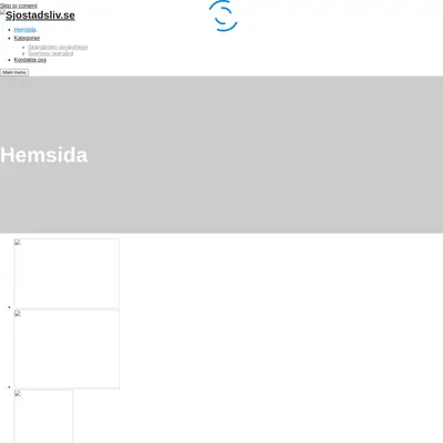 www.sjostadsliv.se startsida 2024