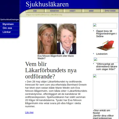 Sjukhusläkaren startsida 2004