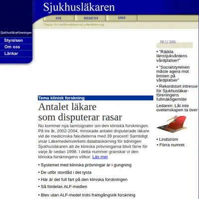 Sjukhusläkaren startsida 2006