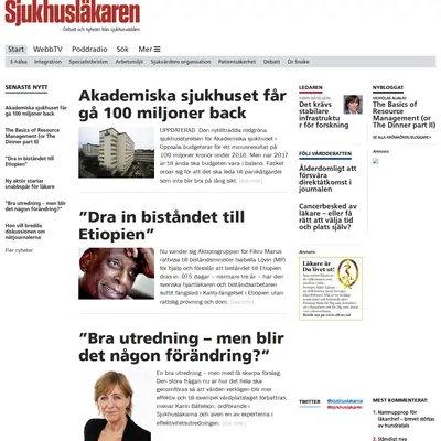 Sjukhusläkaren startsida 2016