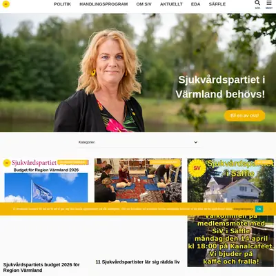 Medlemsbrev Sjukvårdspartiet i Värmland startsida 2026