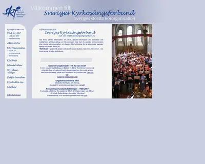 www.sjungikyrkan.nu startsida 2007
