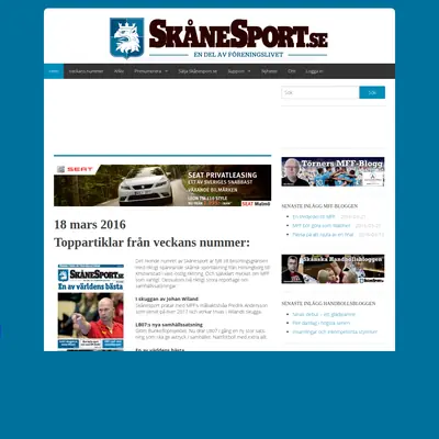 www.skanesport.se startsida 2016