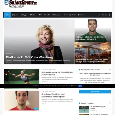 www.skanesport.se startsida 2019