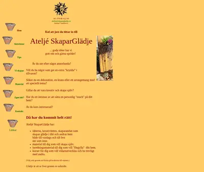 www.skapargladje.nu startsida 2010