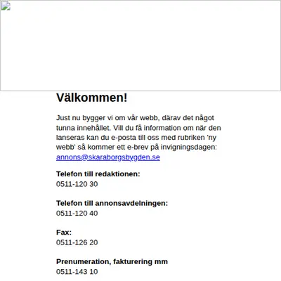 www.skaraborgsbygden.se startsida 2000
