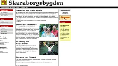 www.skaraborgsbygden.se startsida 2002