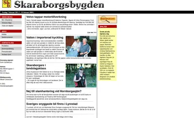 www.skaraborgsbygden.se startsida 2003