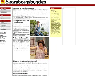 www.skaraborgsbygden.se startsida 2006