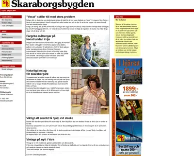 www.skaraborgsbygden.se startsida 2009