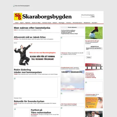 www.skaraborgsbygden.se startsida 2010