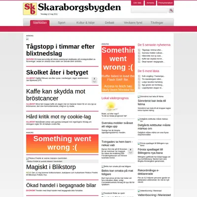 www.skaraborgsbygden.se startsida 2011