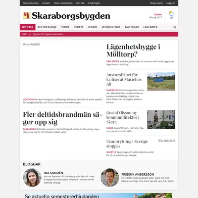 www.skaraborgsbygden.se startsida 2017