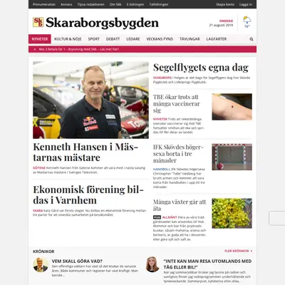 www.skaraborgsbygden.se startsida 2019