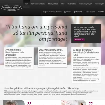skaraborgshalsan.se startsida 2020