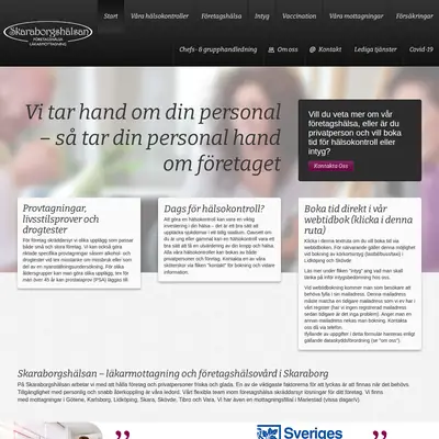skaraborgshalsan.se startsida 2021