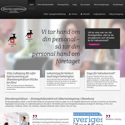 skaraborgshalsan.se startsida 2025