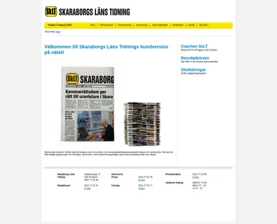 skaraborgslanstidning.se webb-tv startsida 2011