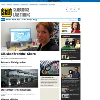 skaraborgslanstidning.se webb-tv startsida 2014