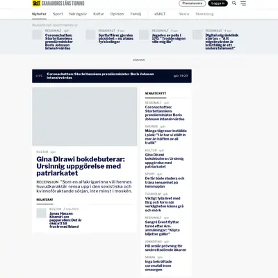 skaraborgslanstidning.se webb-tv startsida 2020