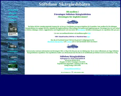 Skärgårdsbåten startsida 2010