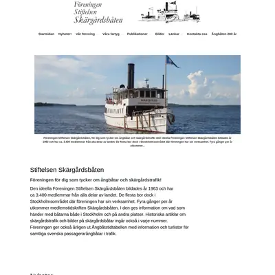 Skärgårdsbåten startsida 2018