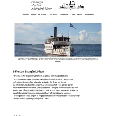 Skärgårdsbåten startsida 2019