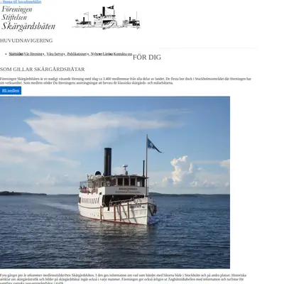 Skärgårdsbåten startsida 2021