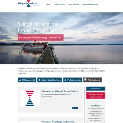 www.skargardsredarna.se startsida 2020
